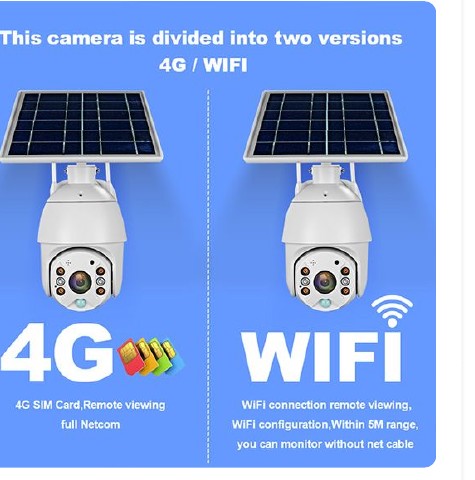 WiFi + 4G Solar PTZ